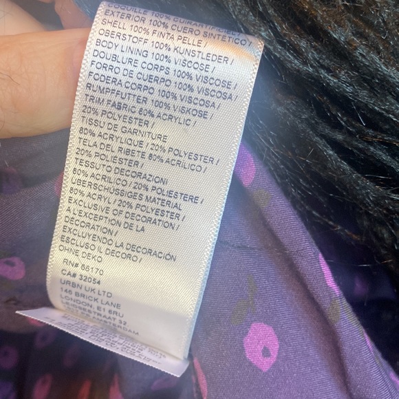 NEW Anna Sui x Free People Jacquard Faux Fur Jacket NWT - Picture 7 of 16